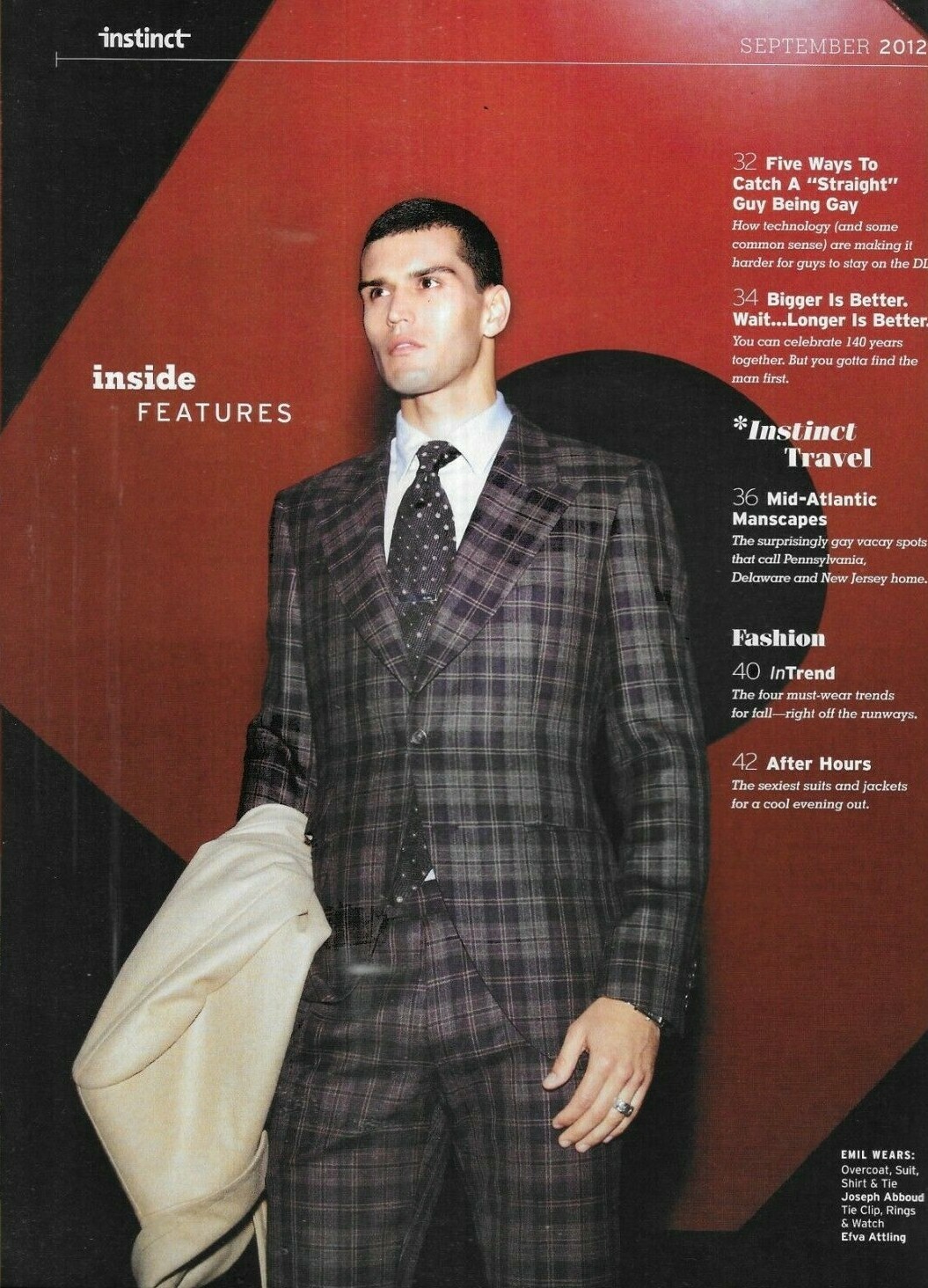 Instinct Magazine Mika Fall Fashion Travel Mid Atlantic Manscapes Deborah Cox