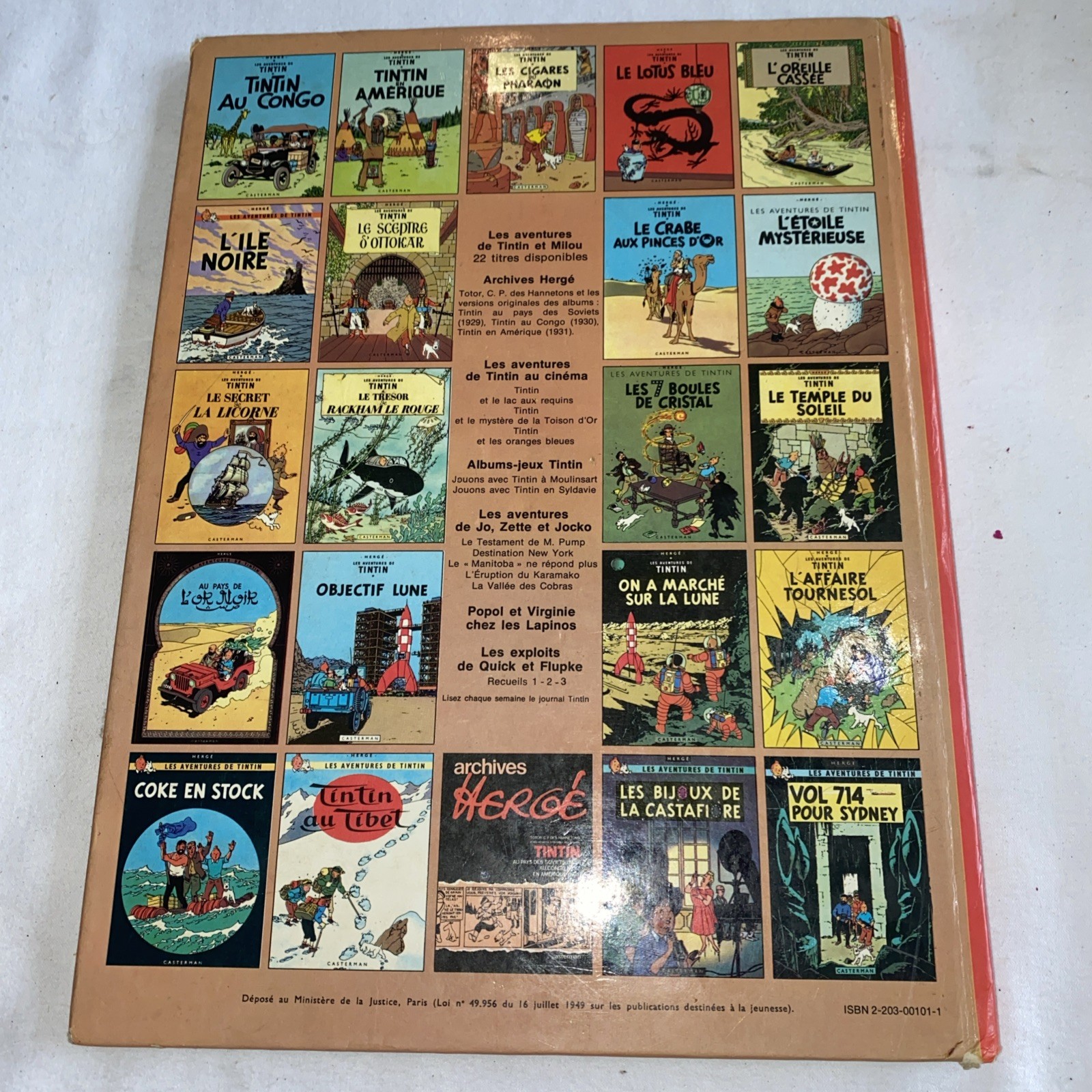 Tintin Au Congo: (Les Aventures de Tintin) (French), Herge, 1970 edition