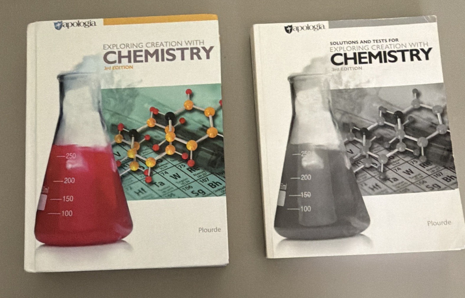 Apologia Exploring Creation with Chemistry 3rd Ed Textbook Set Plourde