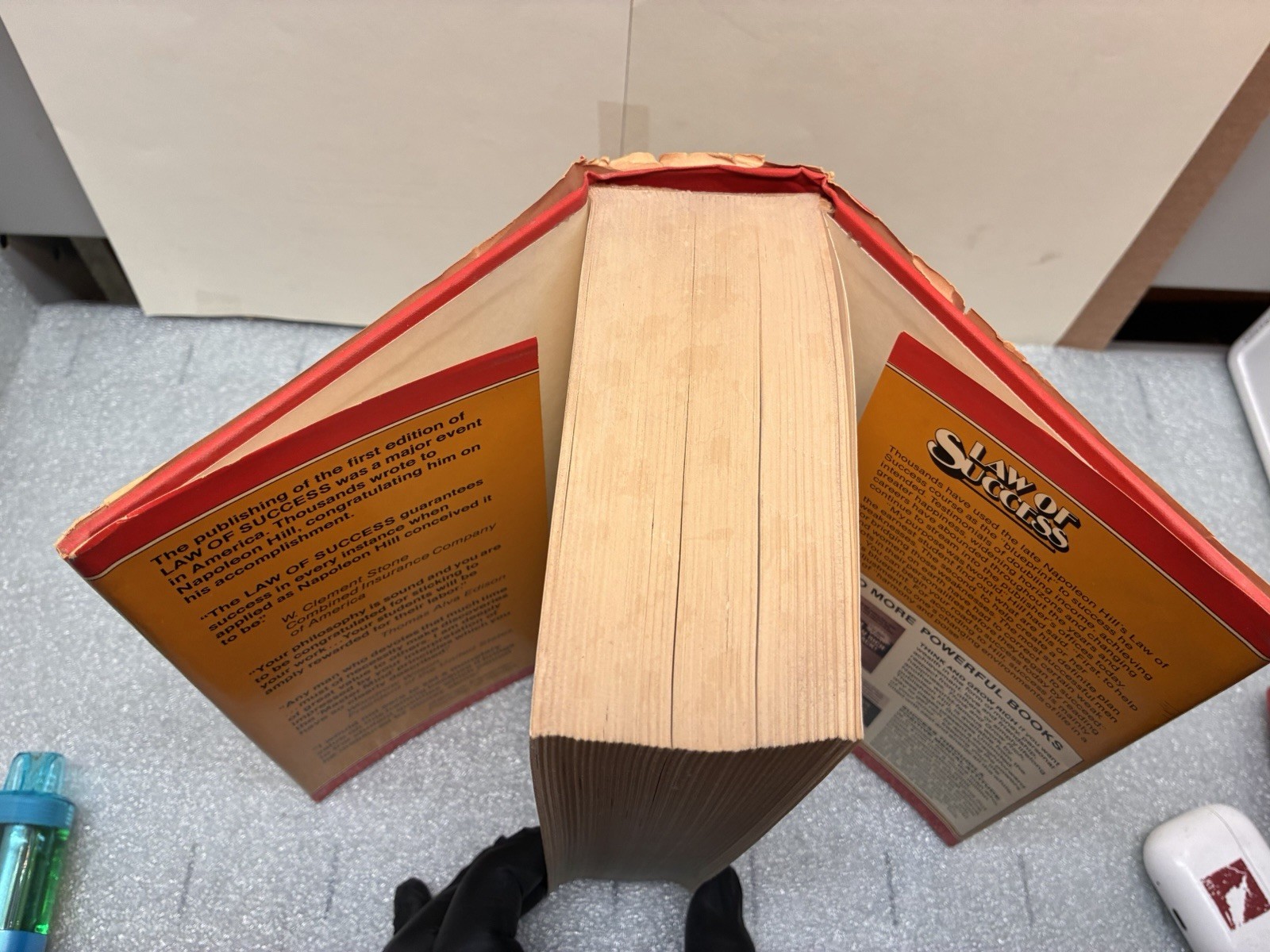 Napoleon Hill The Law of Success 1979 Success Unlimited Hardcover Self Help