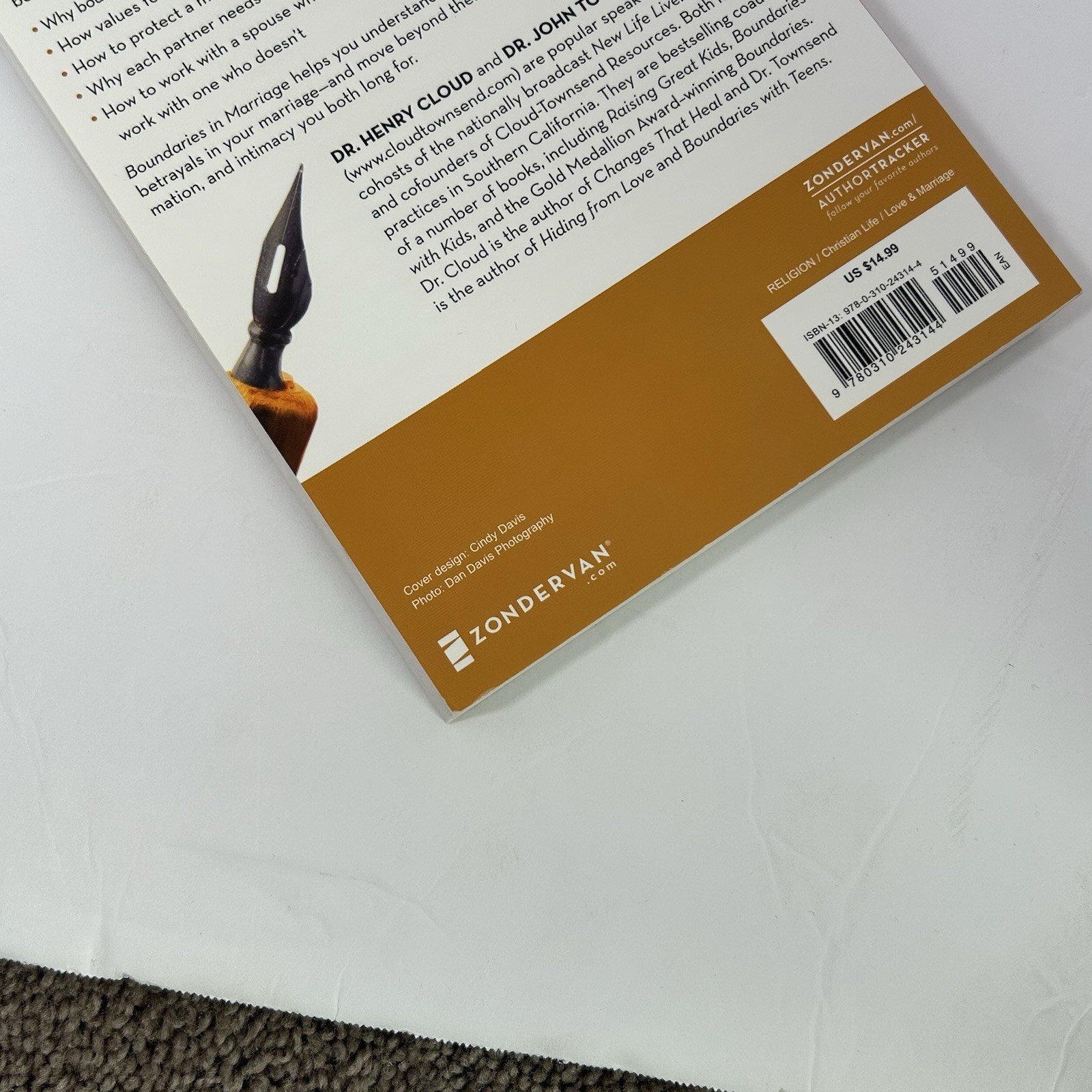Boundaries in Marriage by John Townsend and Henry Cloud Paperback
