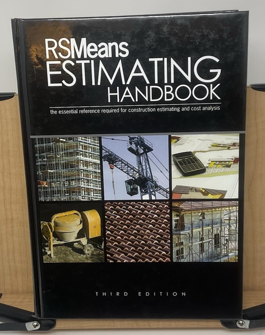 RSMeans Estimating Handbook Third Edition HC F5