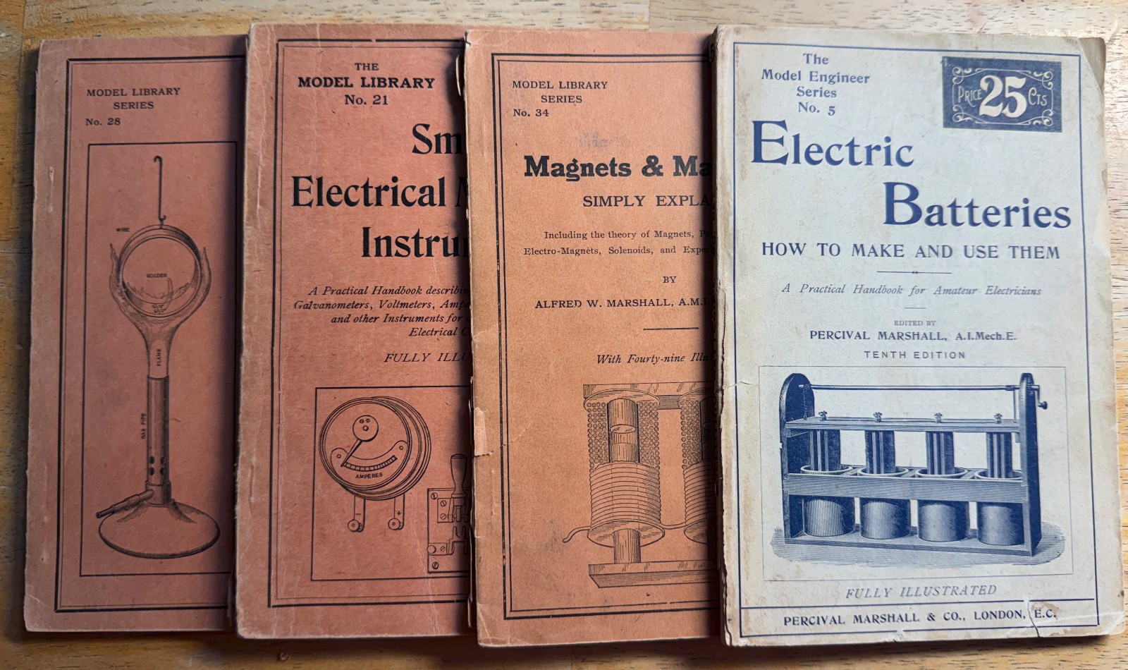 Model Library Series #21.28. & 34 + Model Engineer Series No. 5 – 4 Booklets