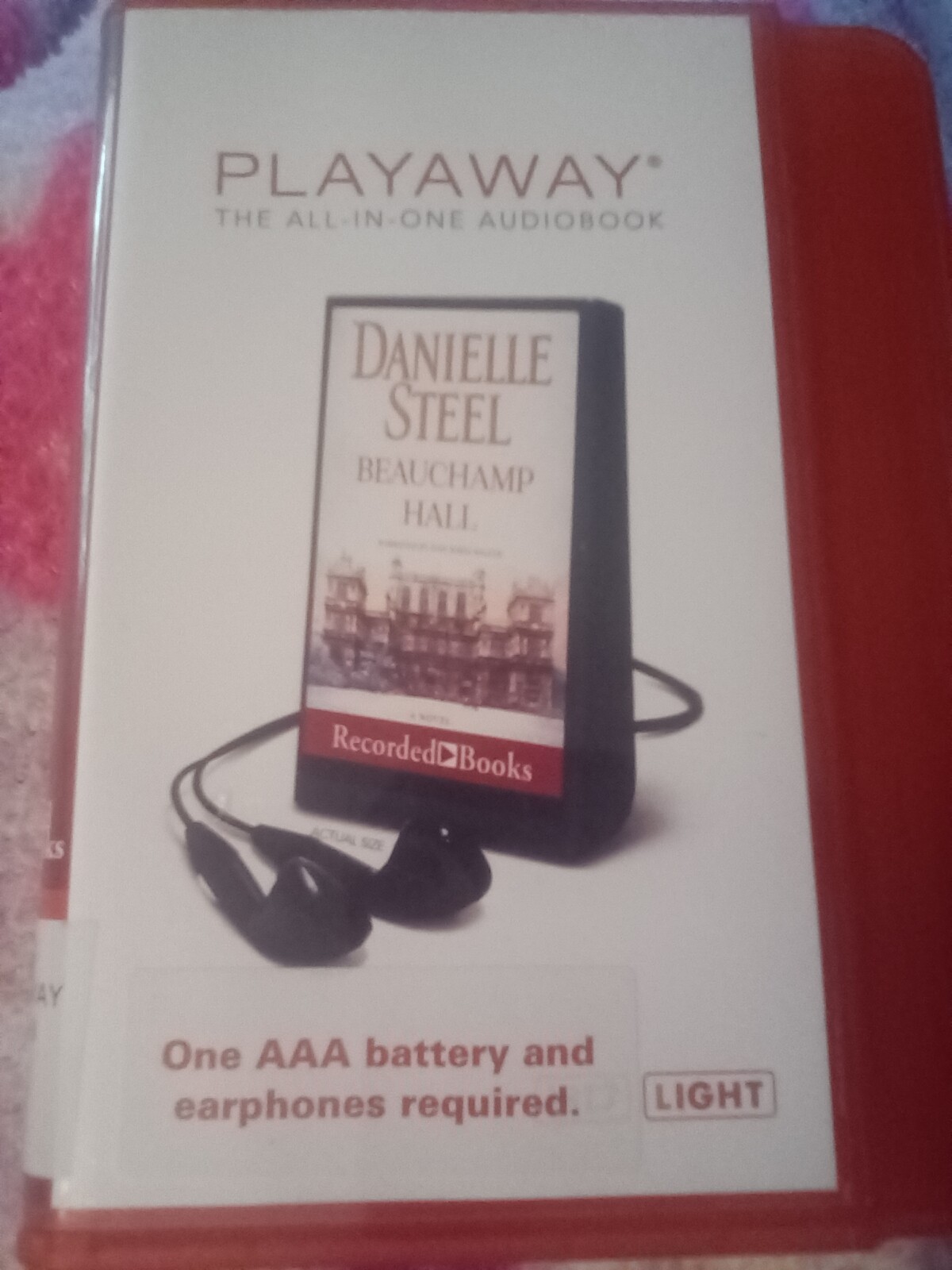 Playaway Audiobook Beauchamp Hall. Danielle Steel. Tested. Very good. Ex lib