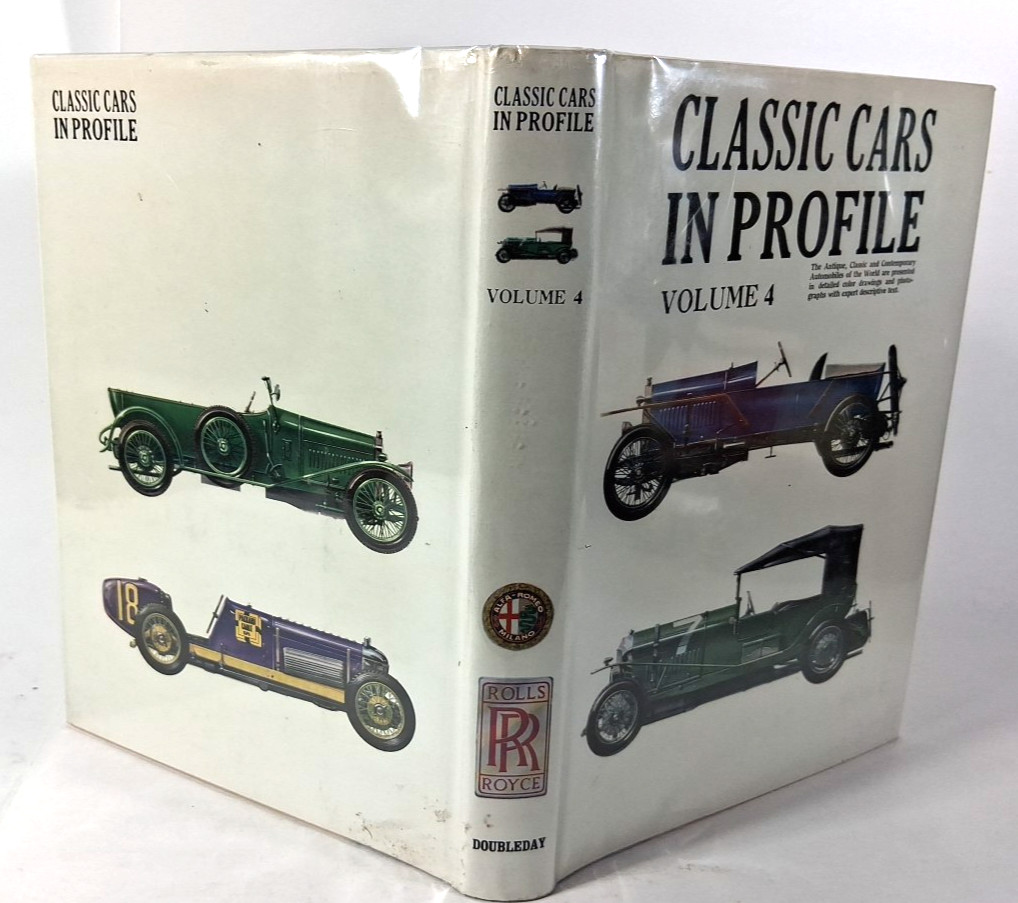 Classic Cars in Profile Volume 4 (600 photos & 48 pages of color scale drawings)