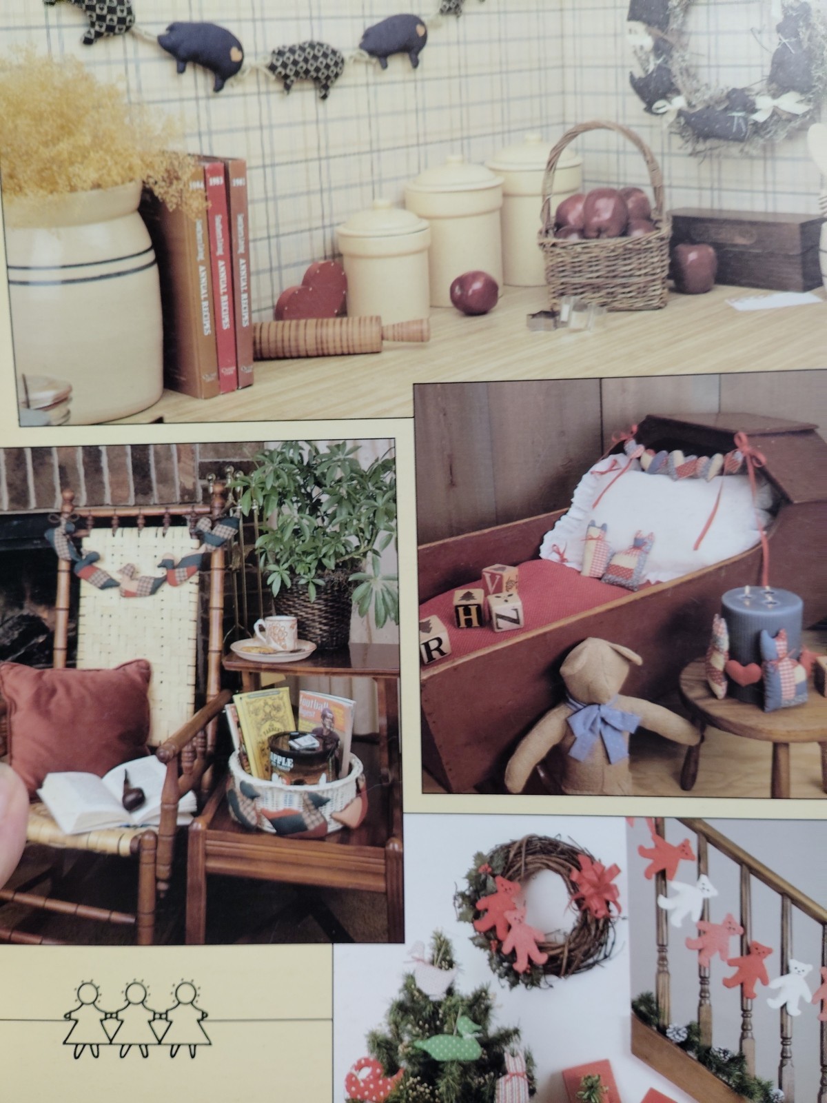 Garlands Dolls Angels Strings Things Pattern Leaflet 1057 Leisure Arts Country