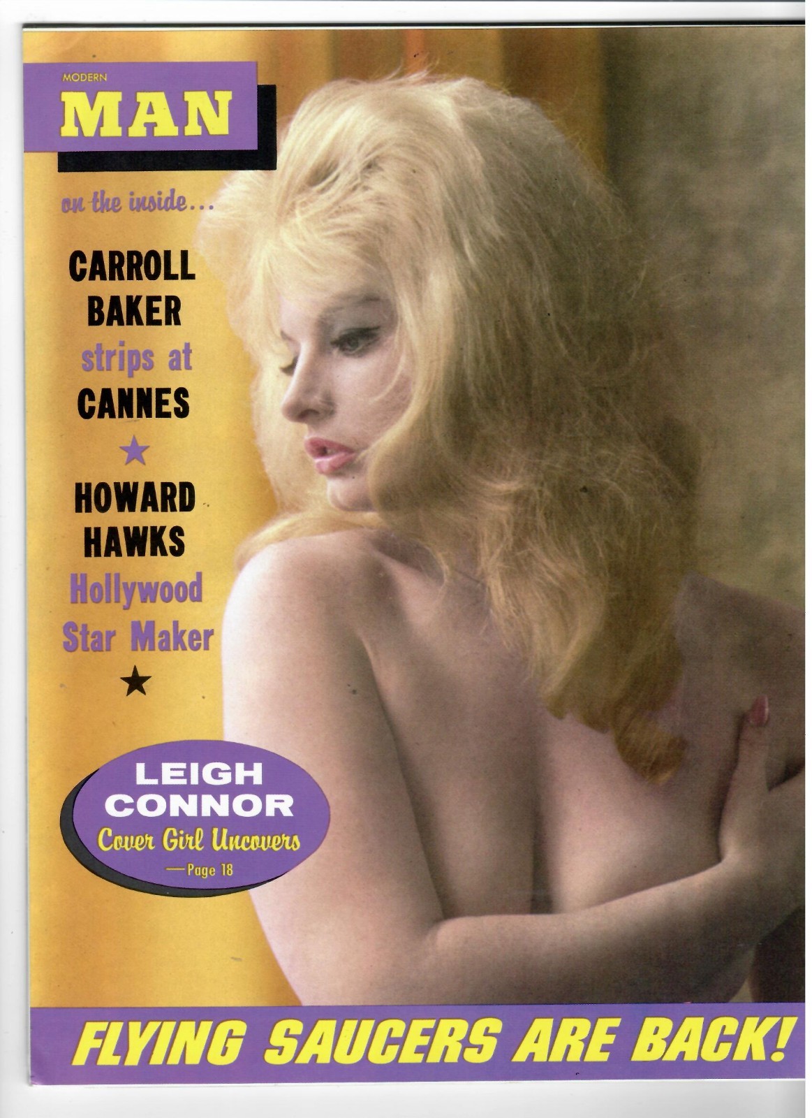 MODERN MAN Men’s Magazine Dec. 1965 Leigh Conner, Carol Baker, Brandy Woods „FN+