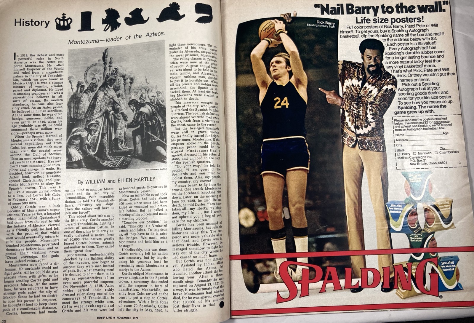 BOYS‘ LIFE Nov 1974. OJ Simpson Cover. Boy Scouts Magazine. Vintage. 82 pages.