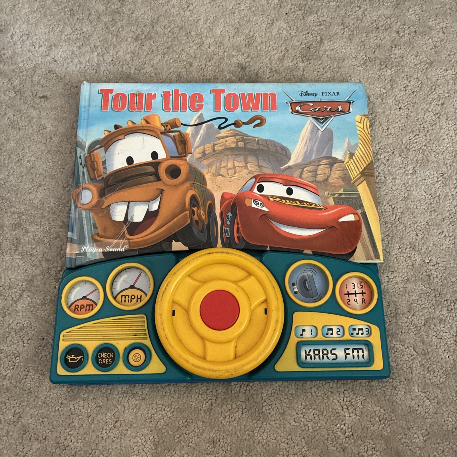 Disney Pixar Cars: Tour the Town – hardcover, 141275884X – ACCEPTABLE CONDITION