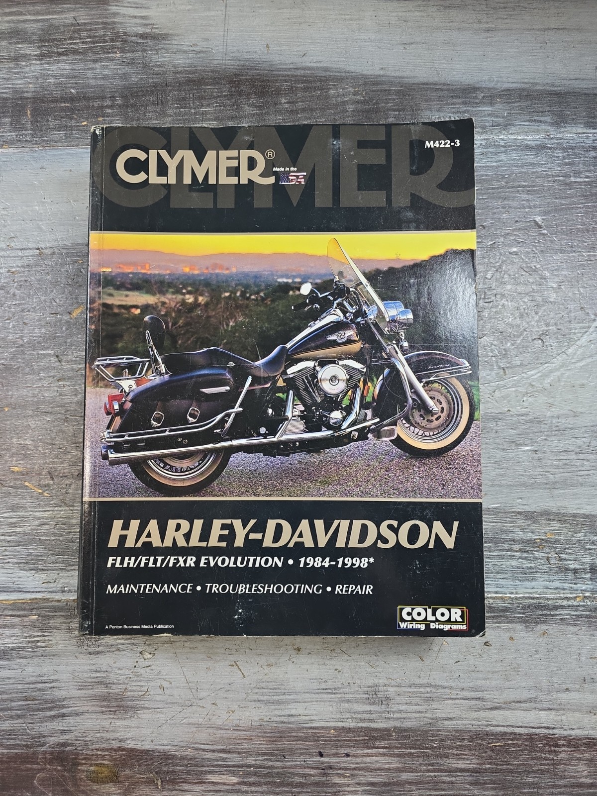 Clymer Service Repair Maintenance Manual M422-3 Harley Davidson FLH/FLT/FXR Evol