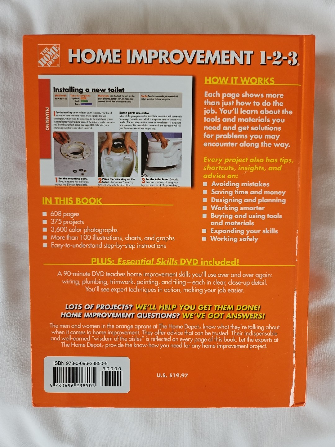 Home Improvement 1-2-3 by Better Homes and Gardens Books Staff, Home Depot Books