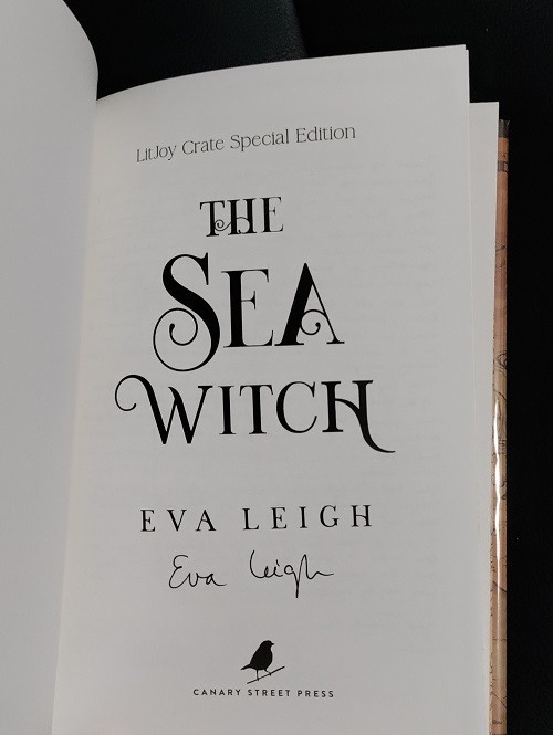 Signed Eva Leigh Sea Witch LitJoy Crate Special Edition Hardcover Fine Condition