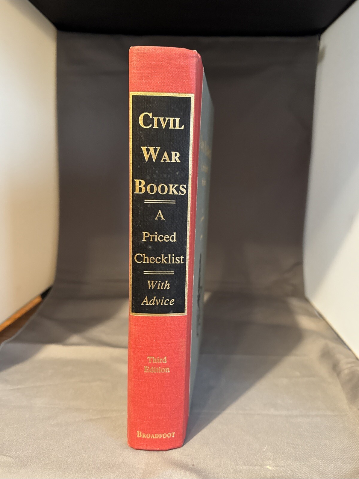 Civil War Books: A Priced Checklist | Tom Broadfoot (1990) 3rd Ed *NM – 9.4*