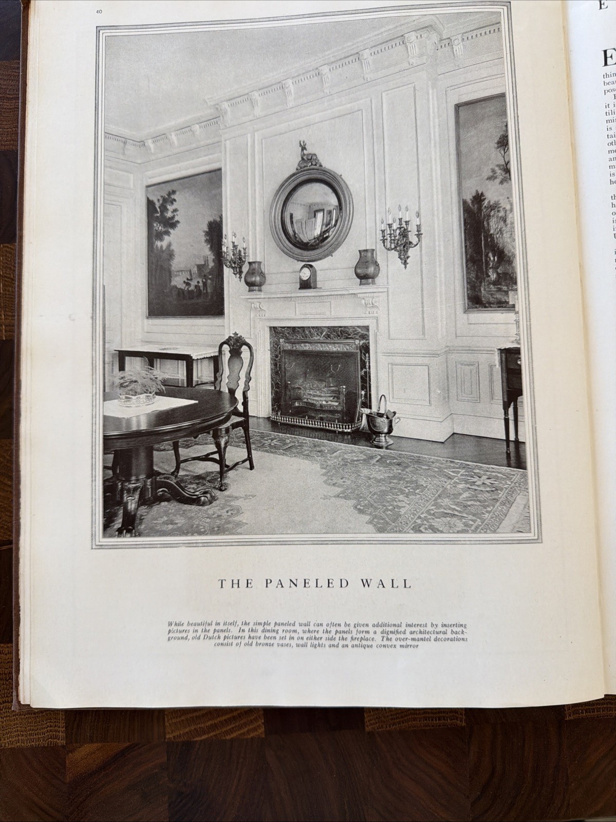House & Garden’s Book of Interiors Hardcover Book, 1st edition 1920