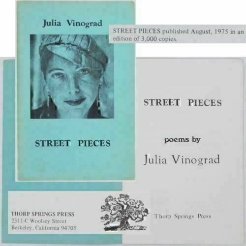 Berkeley California TELEGRAPH Avenue Community First Edition Street Poetry 1970s