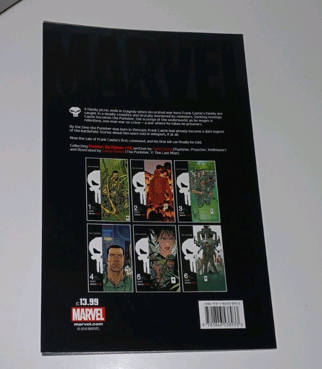 Punisher The Platoon Graphic Novel By Garth Ennis 2018 1st Print RARE Marvel MAX