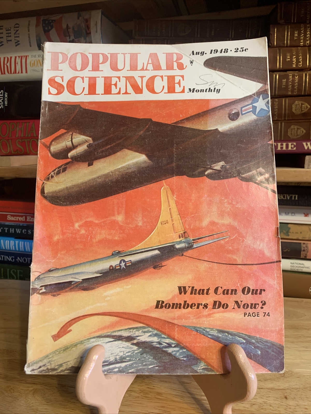 Vintage Aug. 1948 POPULAR SCIENCE MAGAZINE 280 Pages Good