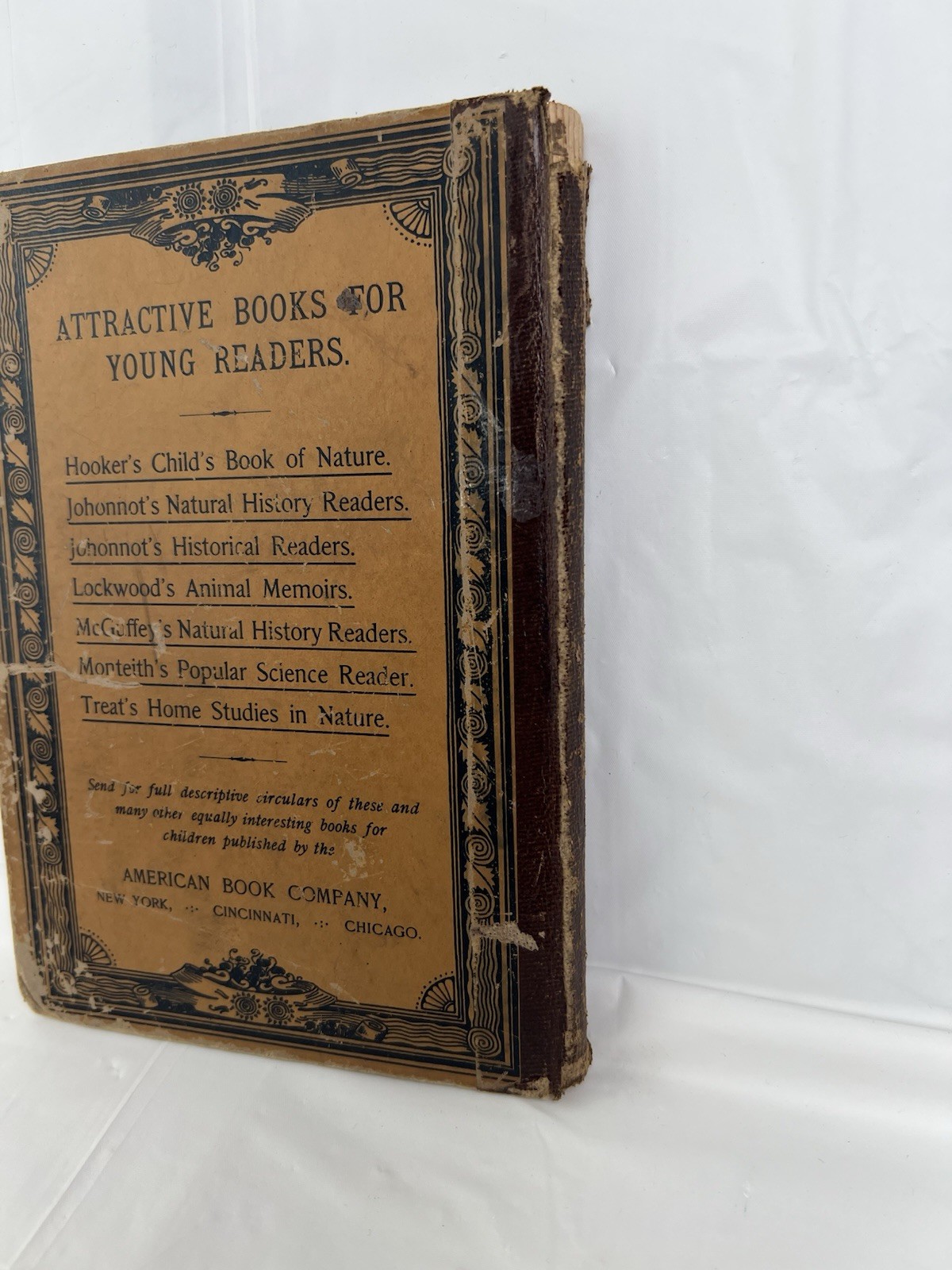 Antique 1886 School Book Appleton’s Standard Arithmetics by Andrew J. Rickoff HC