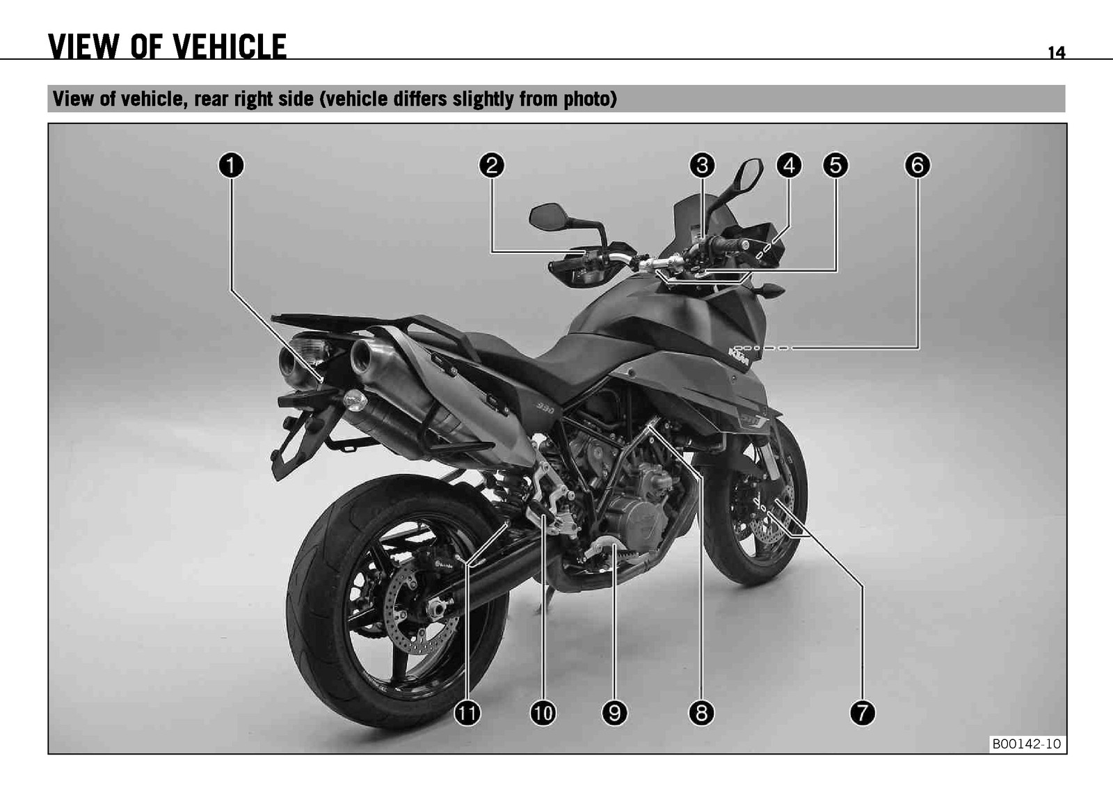 KTM 990 Supermoto R T EU FR AUS UK Owners Manual 2010 – WIRE BOUND – COVERS