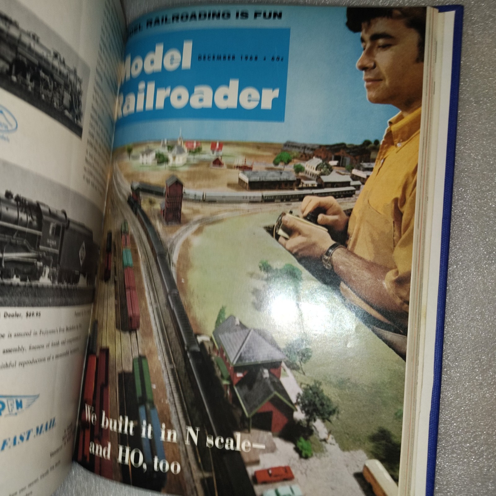 Model Railroader Magazine 1968 Complete Year Bound Volume 35 Hardcover Kalmbach
