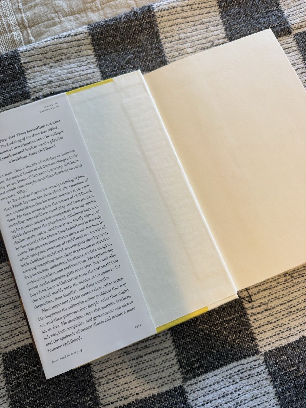 The Anxious Generation By Jonathan Haidt- New, Hardcover With Dust Jacket