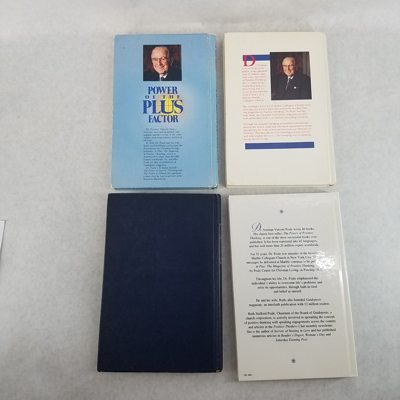 Norman Vincent Peale Lot of 4 Hardcovers – Titles in Description
