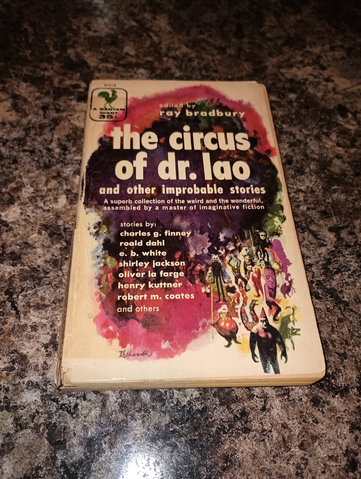 The Circus of Dr. Lao (1956, PB) Bantam 1st Edition: Ray Bradbury Dahl Jackson