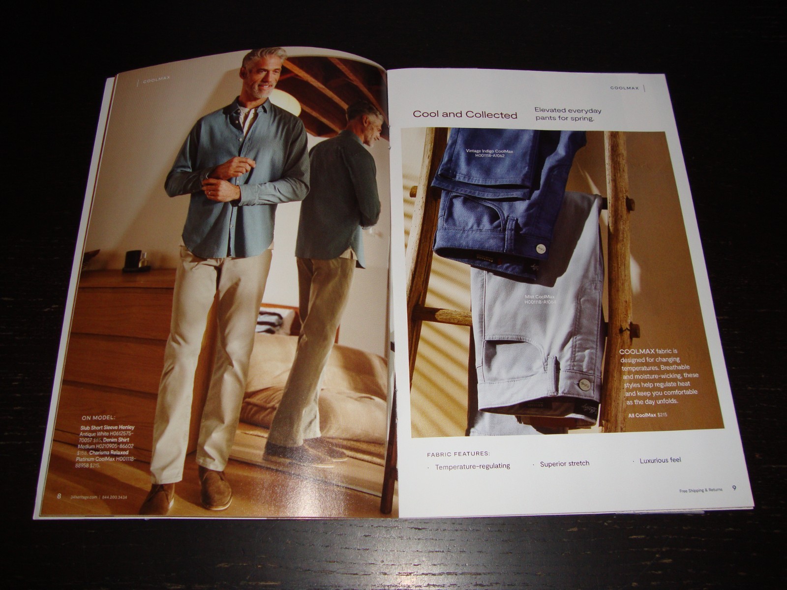 34 HERITAGE Men’s Fashion & Accessories CATALOG Spring 2026 – 20 Pages