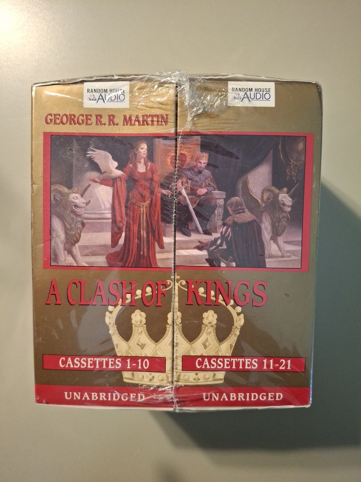 Game of Thrones: Clash Of Kings – George R. R. Martin audiocassette NEW!