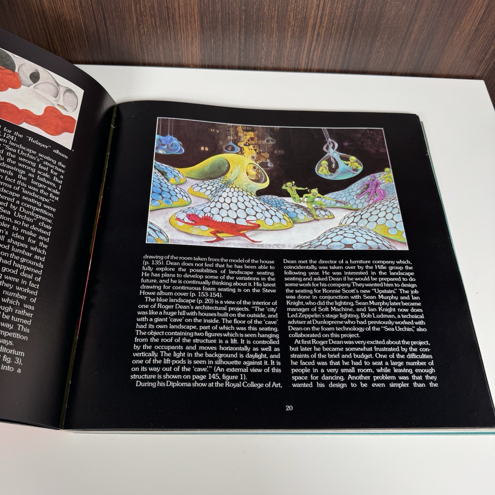 Views by Roger Dean, Vintage Science Fiction Art Book, Dragon’s Dream Ltd. 1975