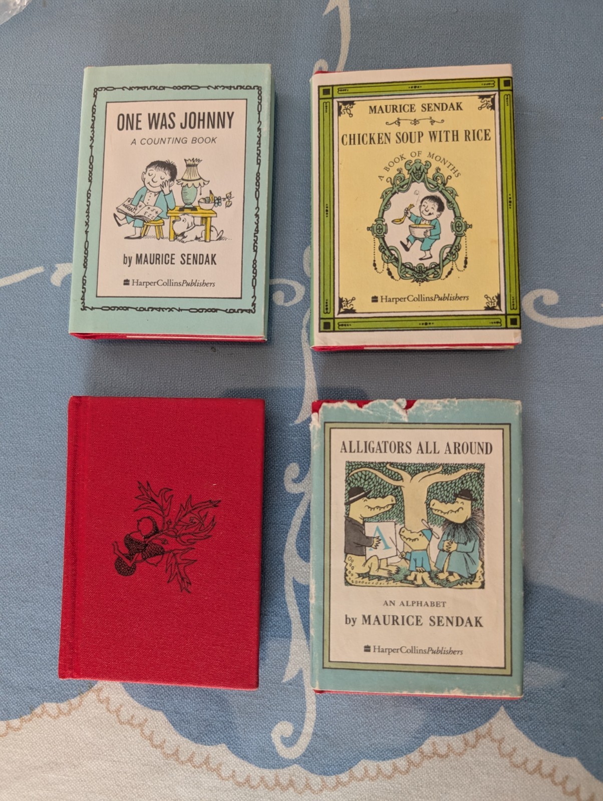 Maurice Sendak Nutshell Library 4 Mini Book Set Box HarperCollins Vintage