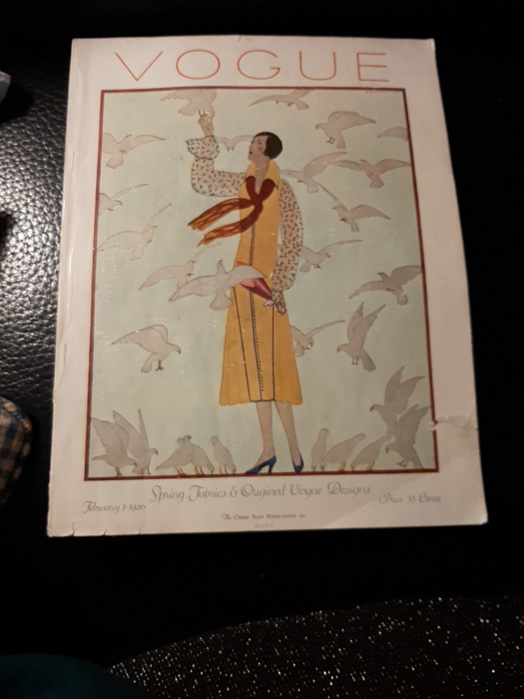 VOGUE Feb 1 1926 Marty Birds Ms Reginald FELLOWES Poiret Lanvin Steichen MAN RAY