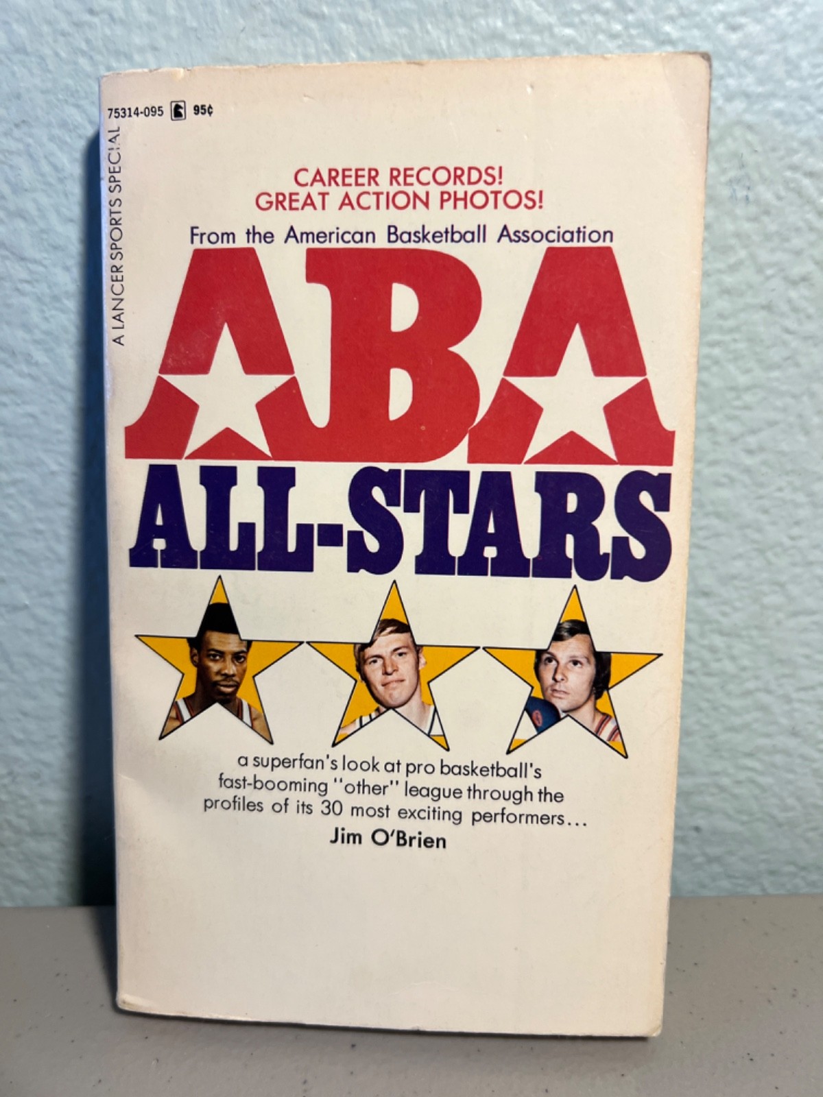 ABA All Stars Book 1972 Jim O’Brien vintage Pro Basketball History Souvenir PB