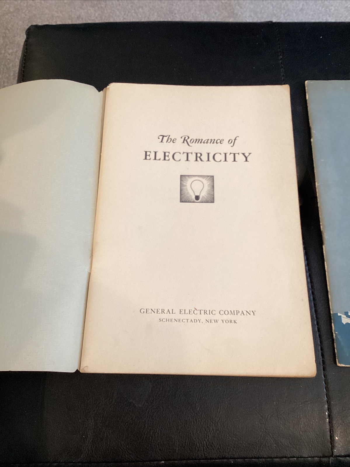 Vintage 1943 The Romance of Electricity General Electric & Story Of Lightning