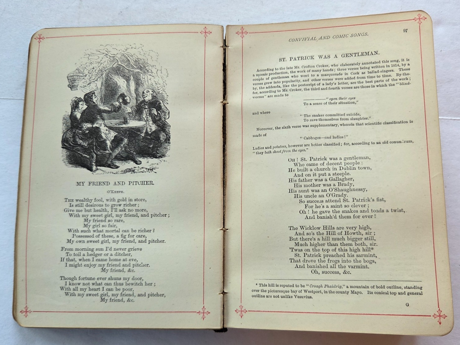 Poems of Ireland Samuel Lover 1858/1884 Flexible Leather Binding