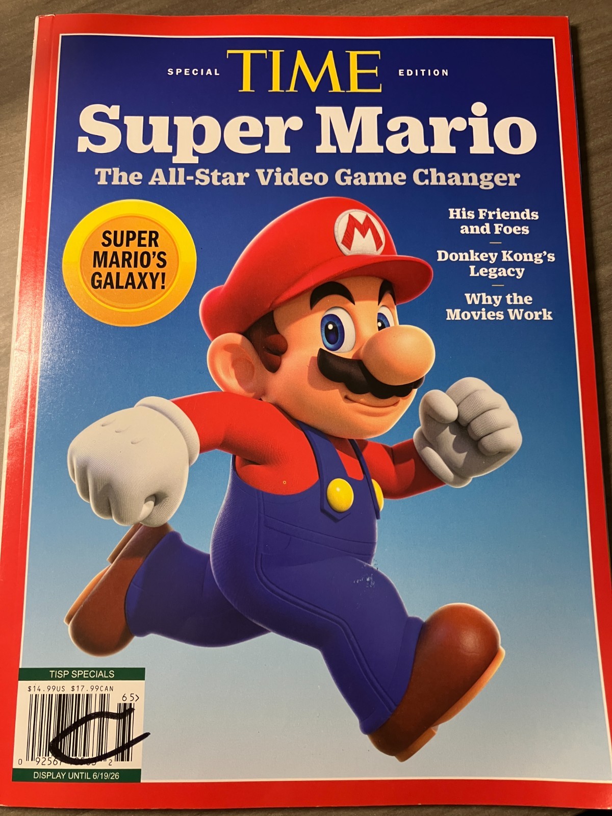 Super Mario Special Edition Time Magazine 40 Years Video Game Changer
