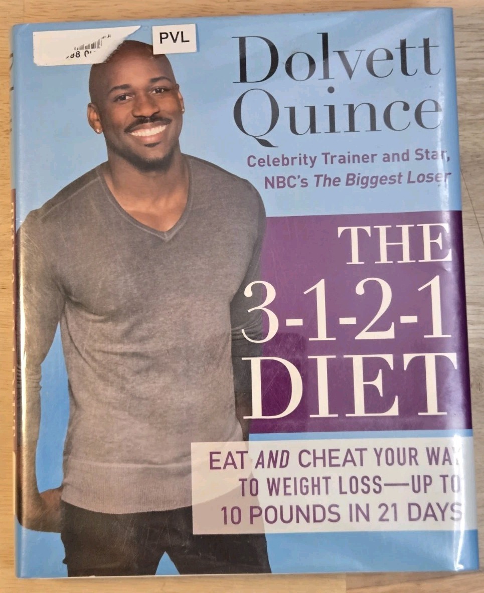 3-1-2-1 DIET Dolvett Quince: Lose 10 lbs in 21 Days! Hardcover Fast Shipping