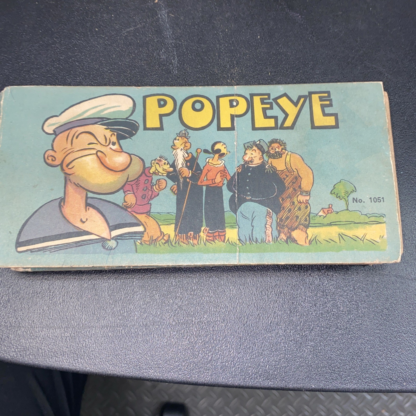 Vintage Antique Adventures of Popeye Big Little Book BLB #1051