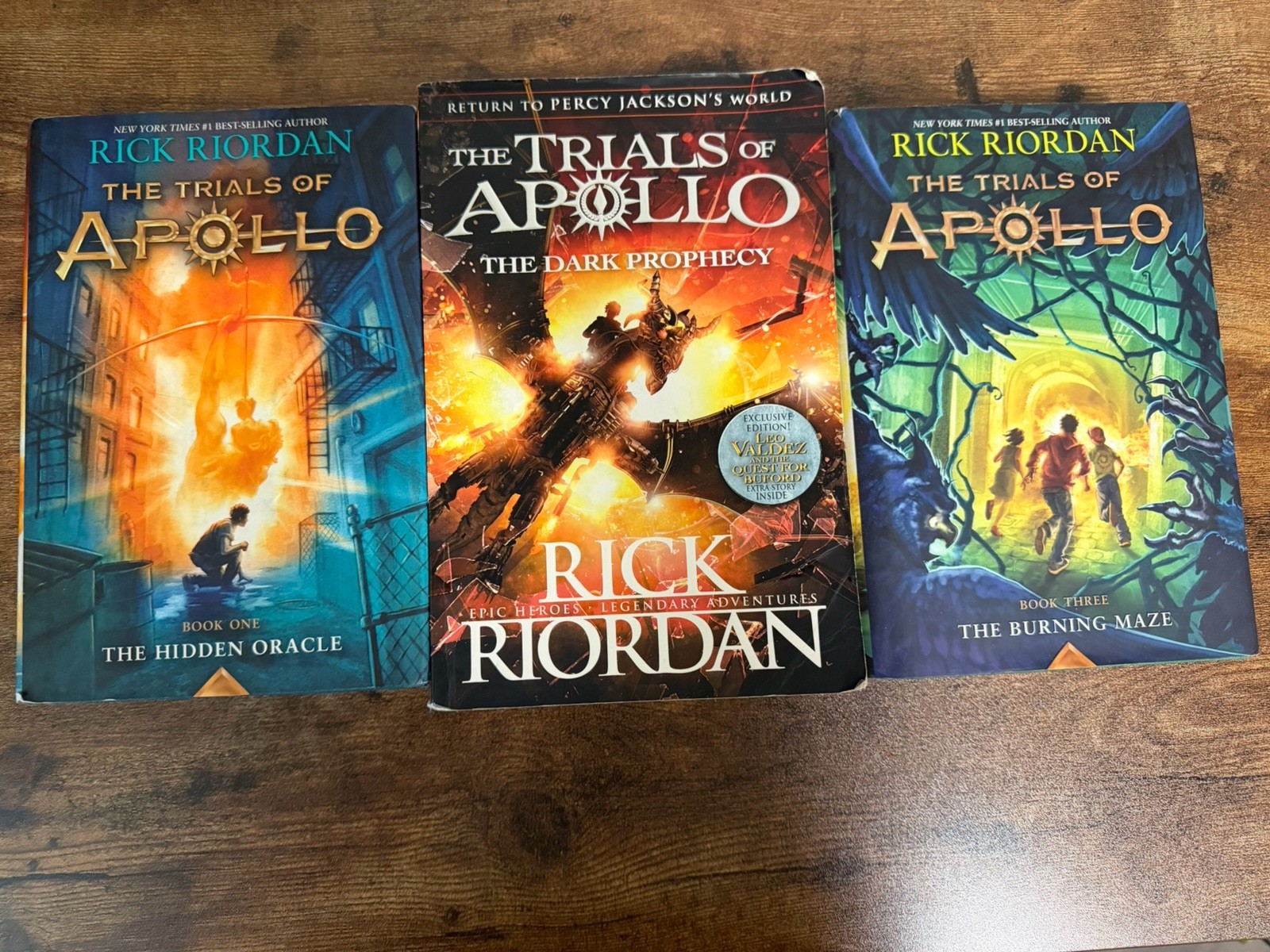Rick Riordan Fantasy Adventure Hardcover/Paperback Book Lot