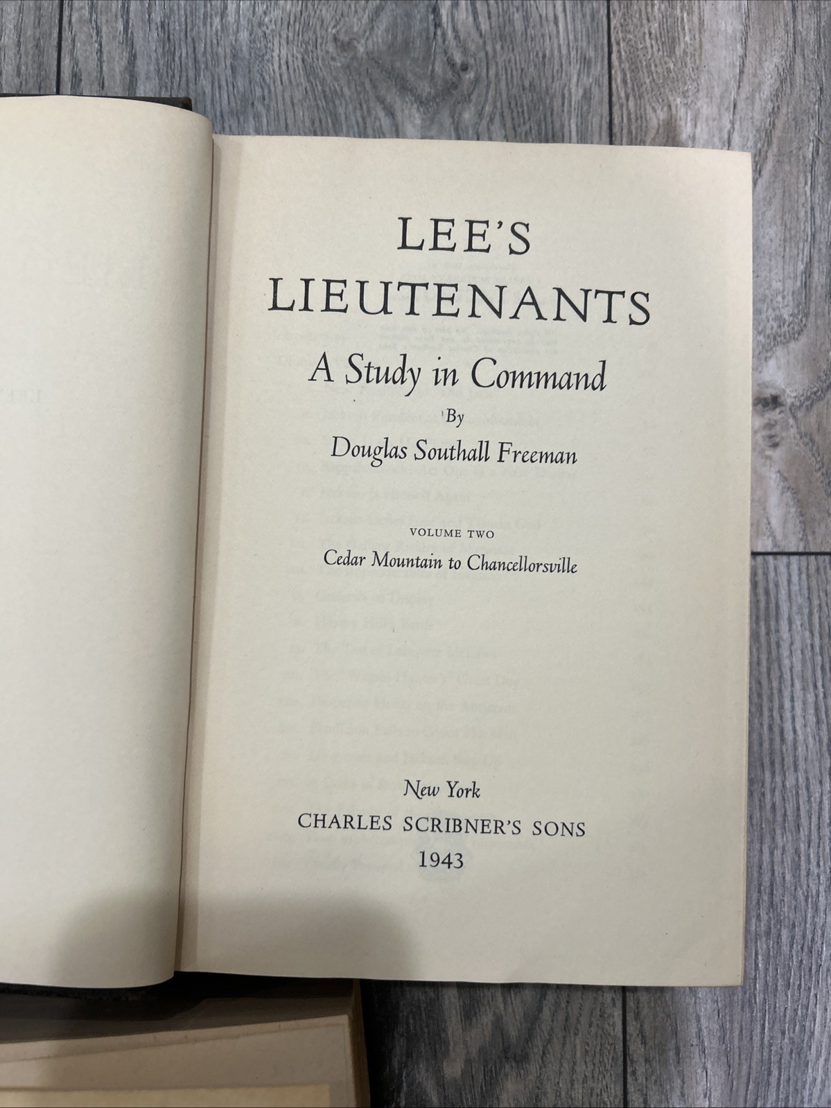Lee’s Lieutenants A Study in Command 3 Vol. Set. 1st Ed. 1942 – 1944 Scribners