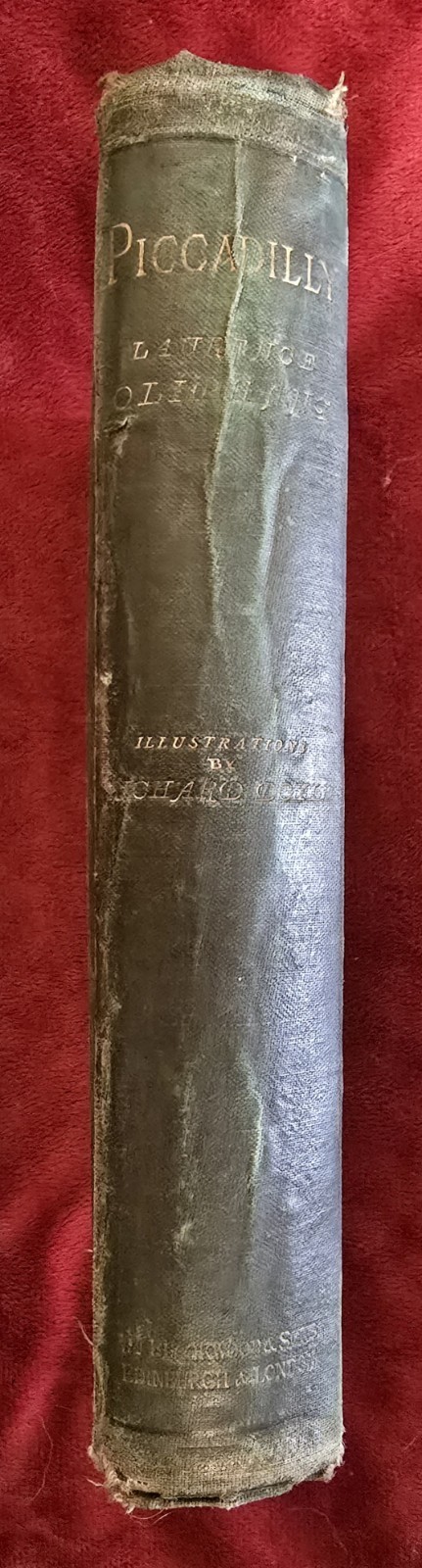 Antique Book PICCADILLY By Laurence Oliphant Illustrated By Doyle 1870 Blackwood