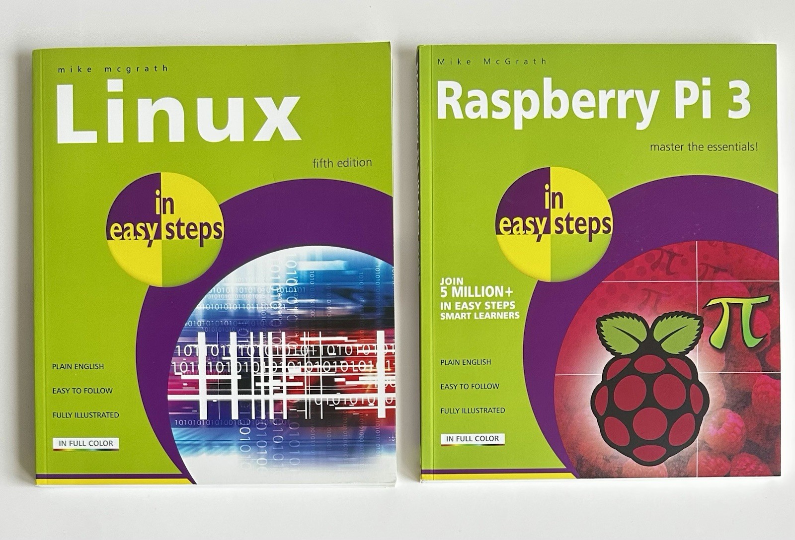Linux / Raspberry Pi 3 In Easy Steps by Mike McGrath – LIKE NEW!