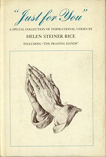 Just for You: A Special Collection of Inspirational Verses – Hardcover – GOOD