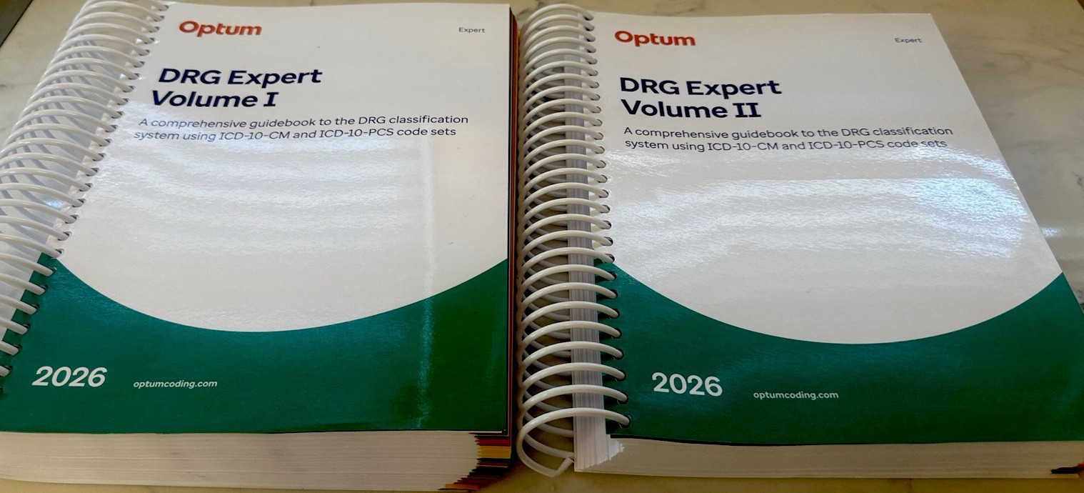 Optum DRG Expert 2026 Ring/Wire Bound Reference Book Medical Coding ICD-10 DRG