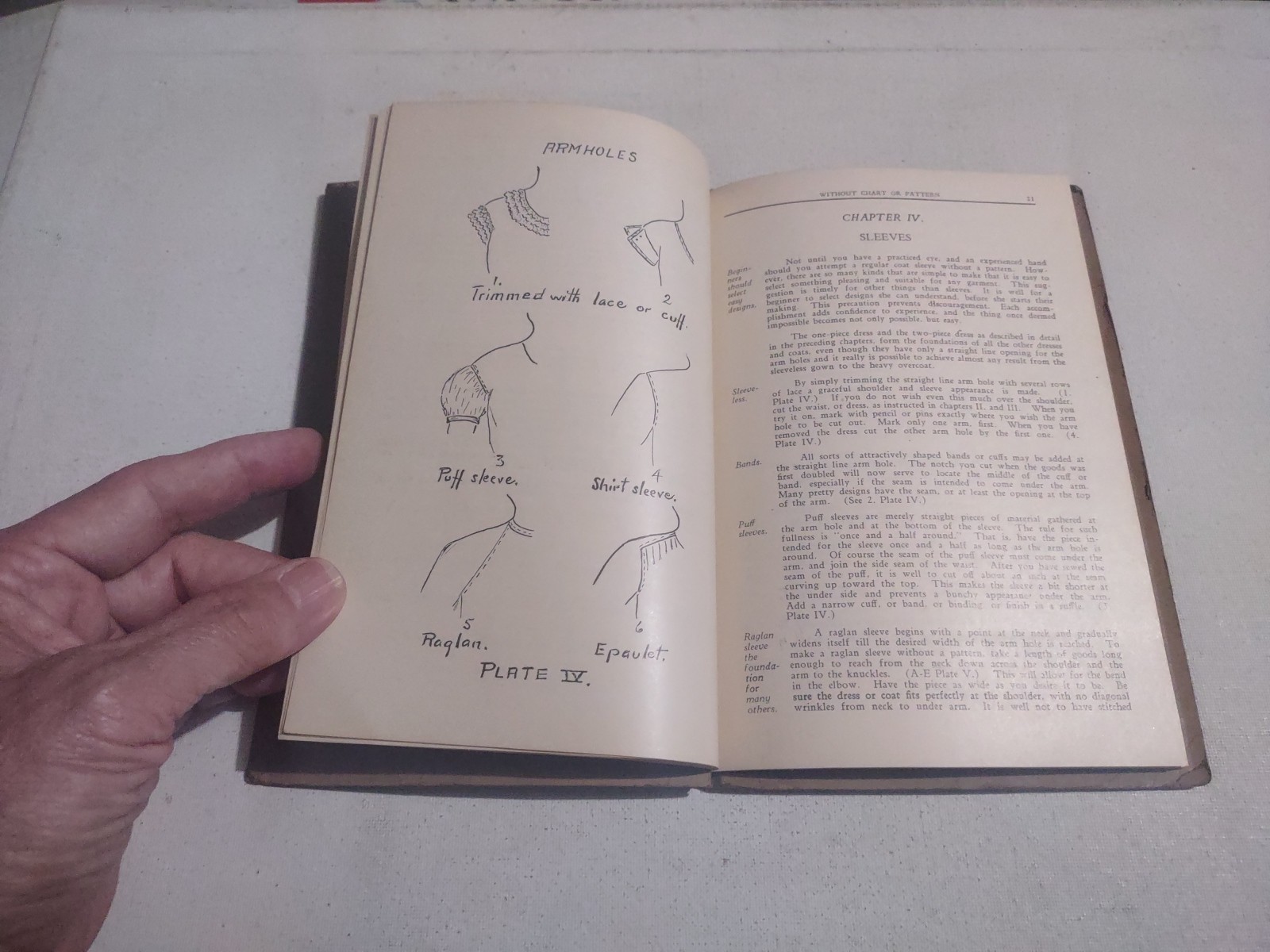 WITHOUT CHART OR PATTERN SIGNED 1927 1ST EDITION SC BOOK BY MABEL HOBSON BURNS
