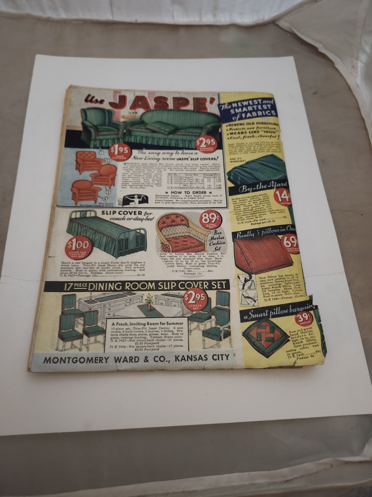 1933 Montgomery Ward Co Ward’s Specials Summer Sales Catalog Womens Fashion