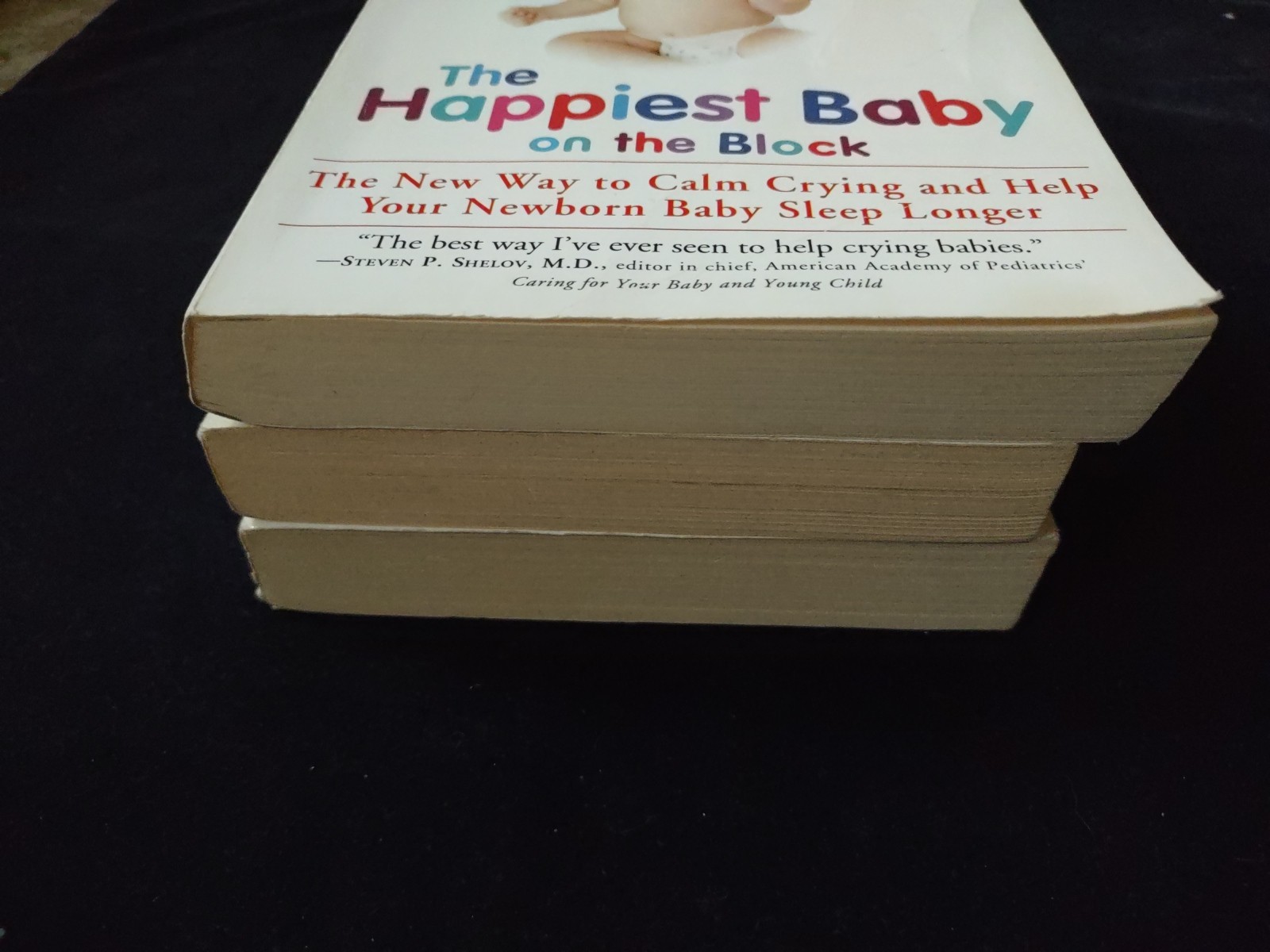 3 Used Baby Help Books Happiest Baby On The Block Harvey Karp & Happy Sleeper