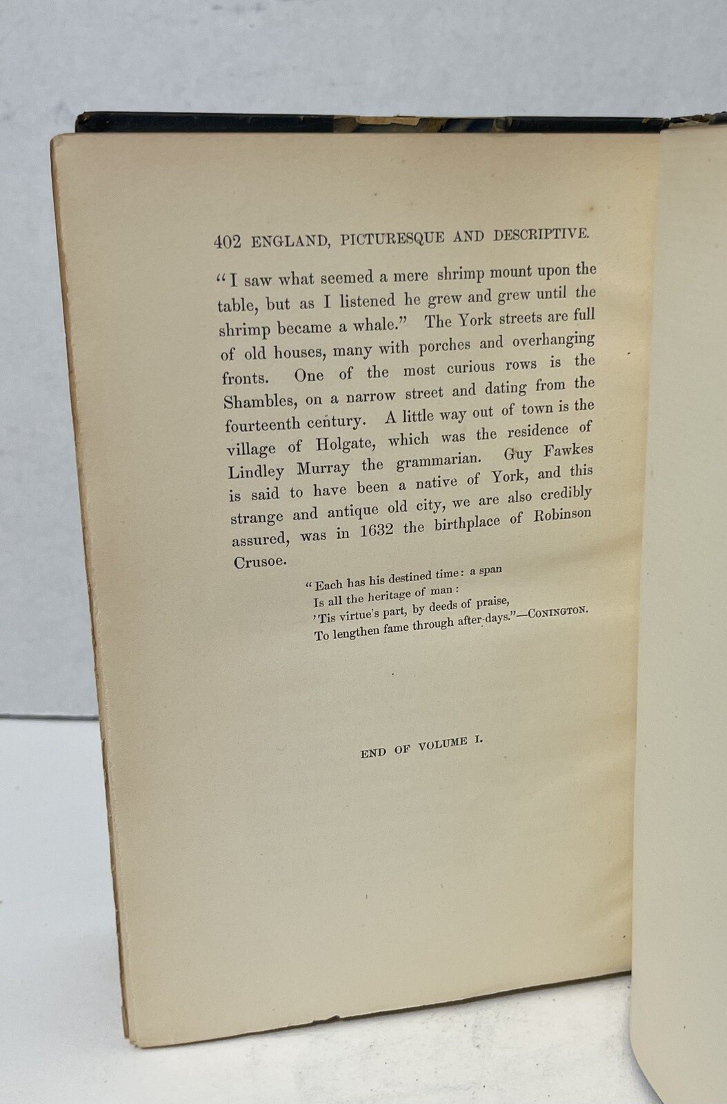 ENGLAND PICTURESQUE AND DESCRIPTIVE REMINISCENCES OF FOREIGN TRAVEL BY JOEL COOK