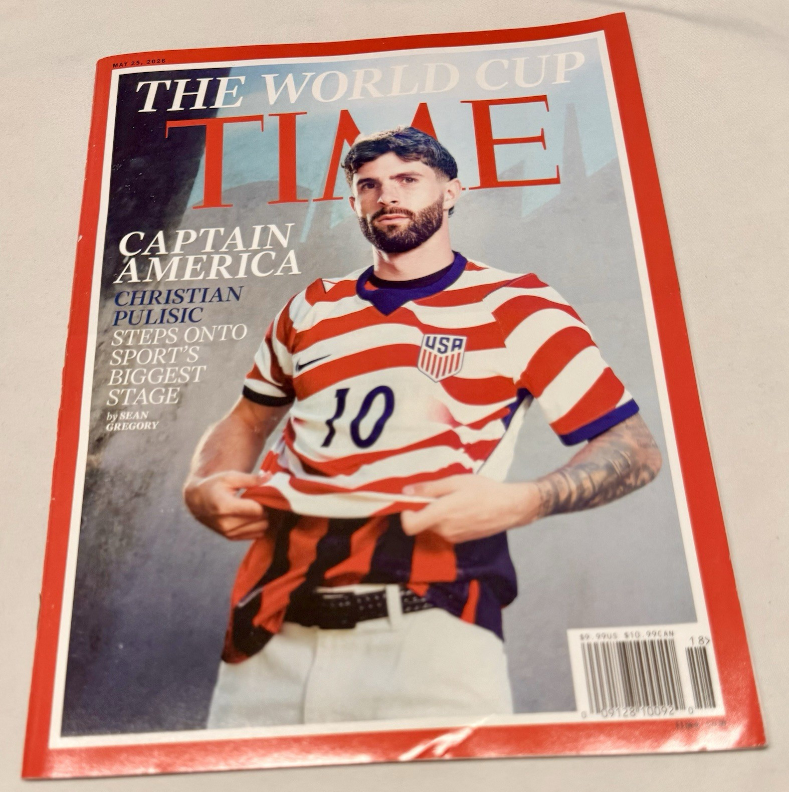 TIME Magazine May 2026 Vol 207 Issue 21 Weekly Illustrated World Cup Pulisic