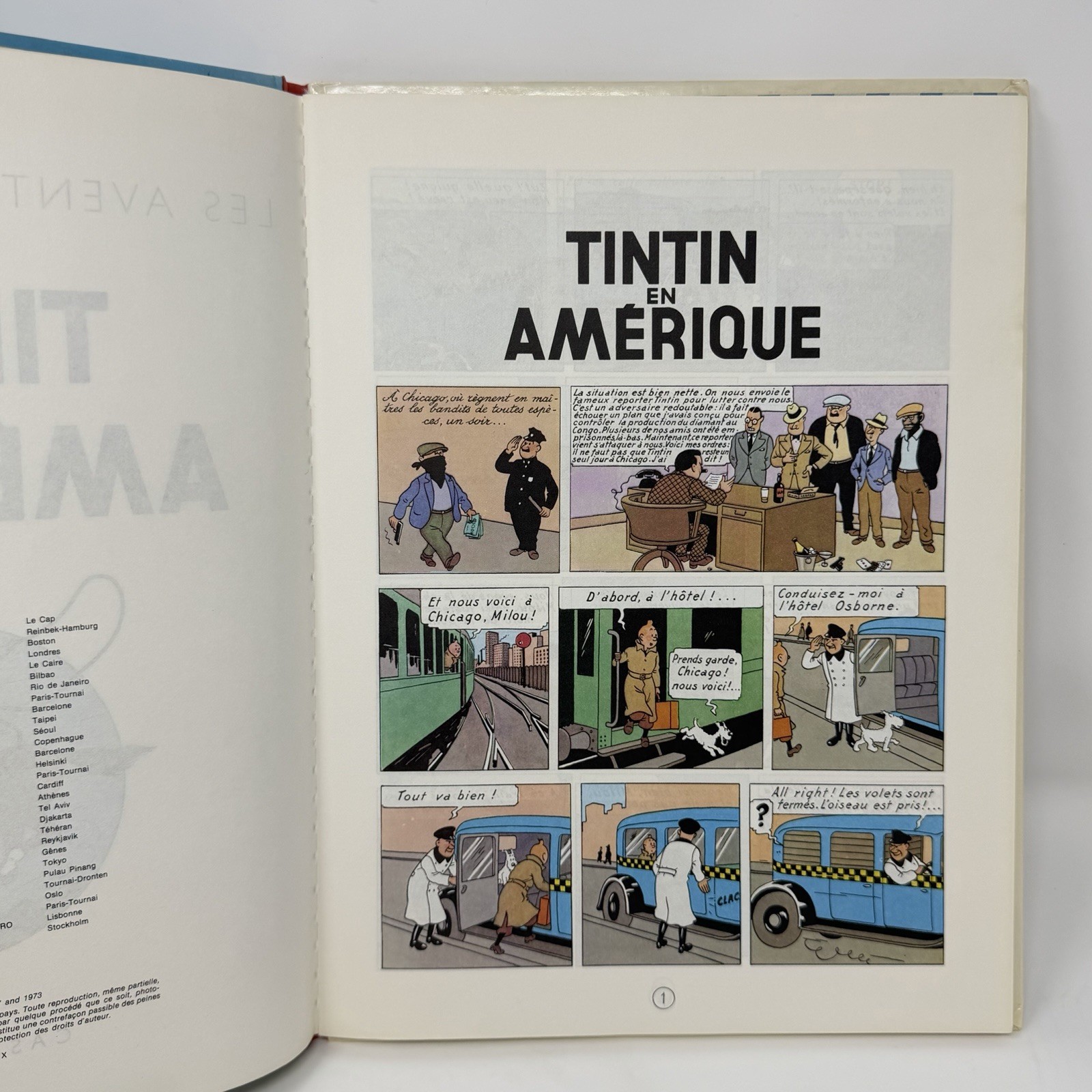 Tintin Au Congo Hergé Casterman 1980 Belgian French Hardcover Comic